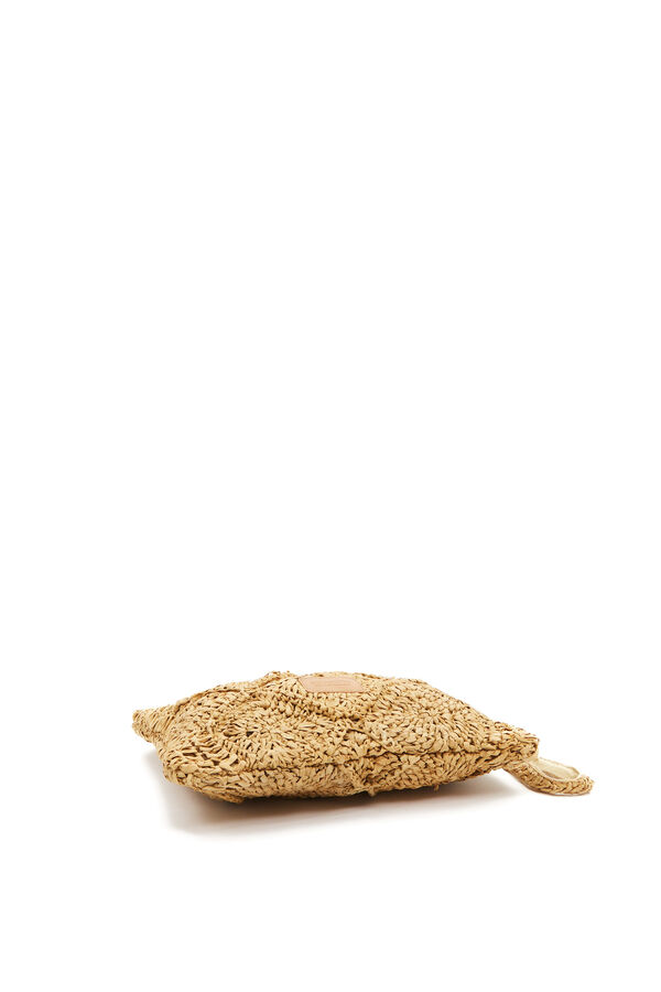 Abbacino Bolso de mano trenzado beige