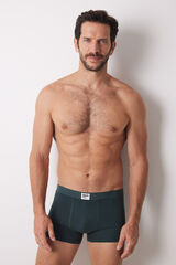 Women'secret Pack 2 calzoncillos b&oacute;xer algod&oacute;n gris y verde verde