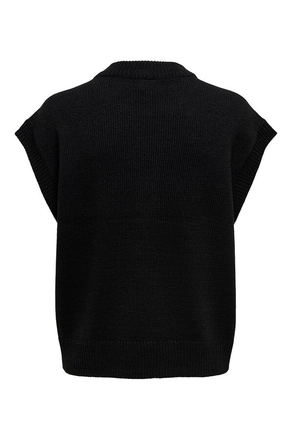 Only Maternity Colete de malha para maternity preto