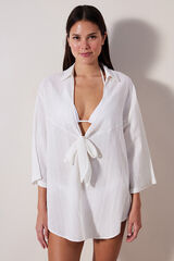 Penti Camisa de praia branca branco