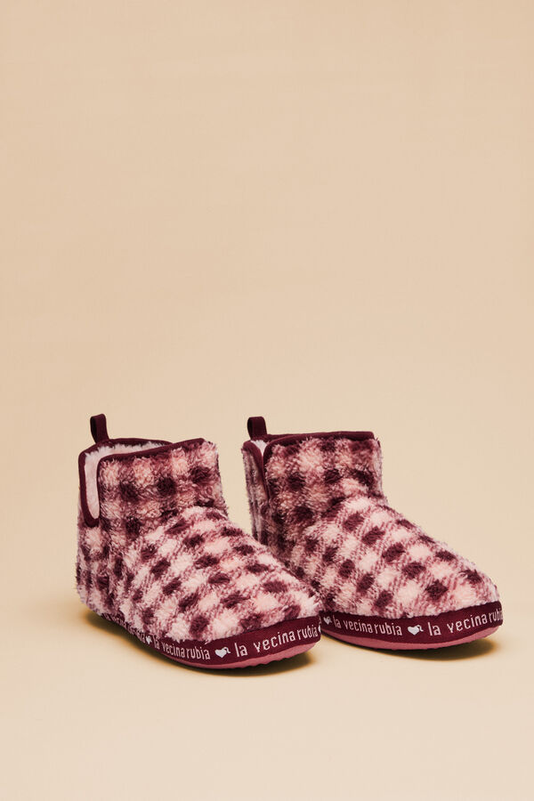 Women'secret Pantufas La Vecina Rubia rosa