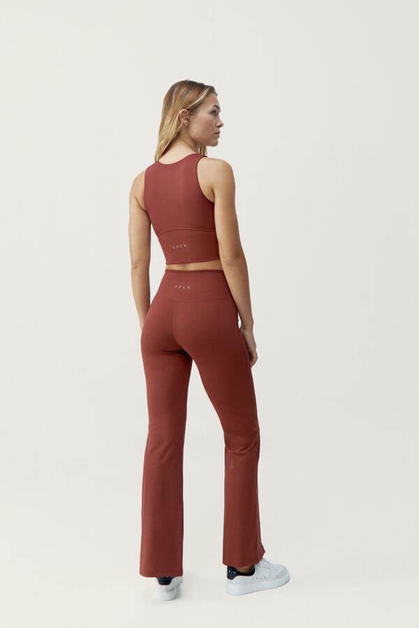 Born Living Yoga Top Elin Mogno estampado