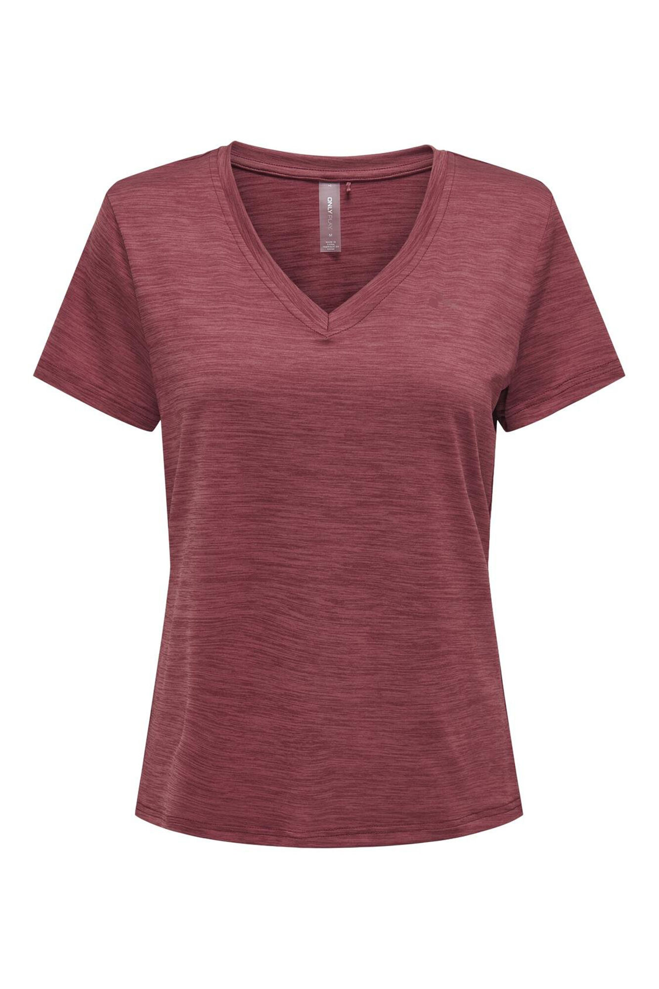 Only Play Camiseta manga curta com gola em V