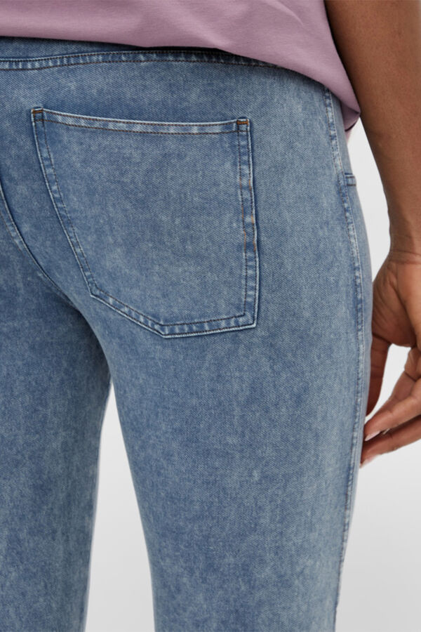 Mamalicious Jegging denim maternity azul
