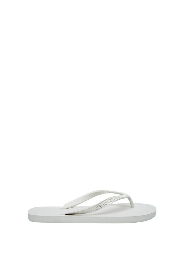 Jack & Jones Chinelo flip-flop logo cinzento