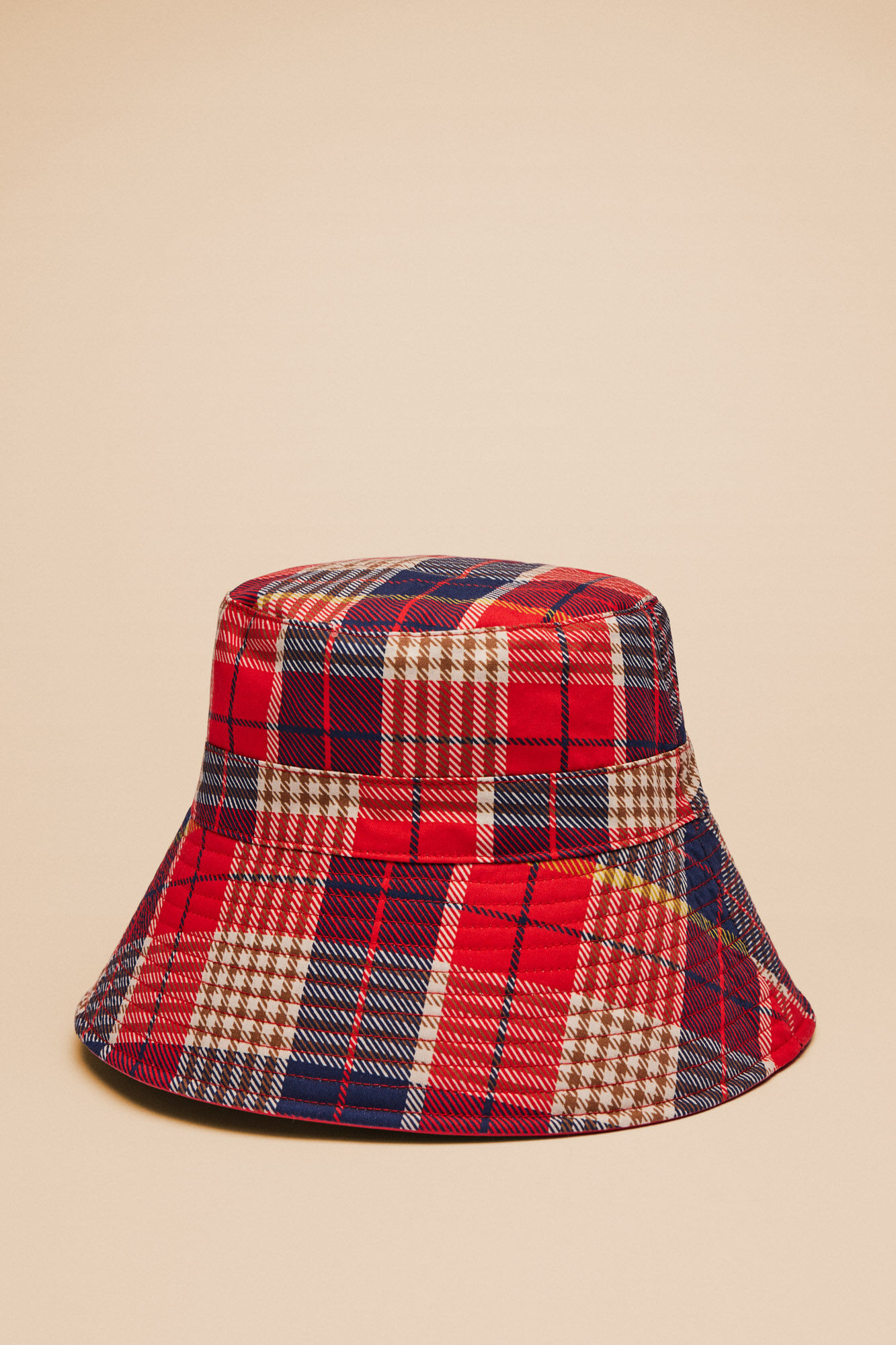 Women'secret Bucket hat revers&iacute;vel xadrez