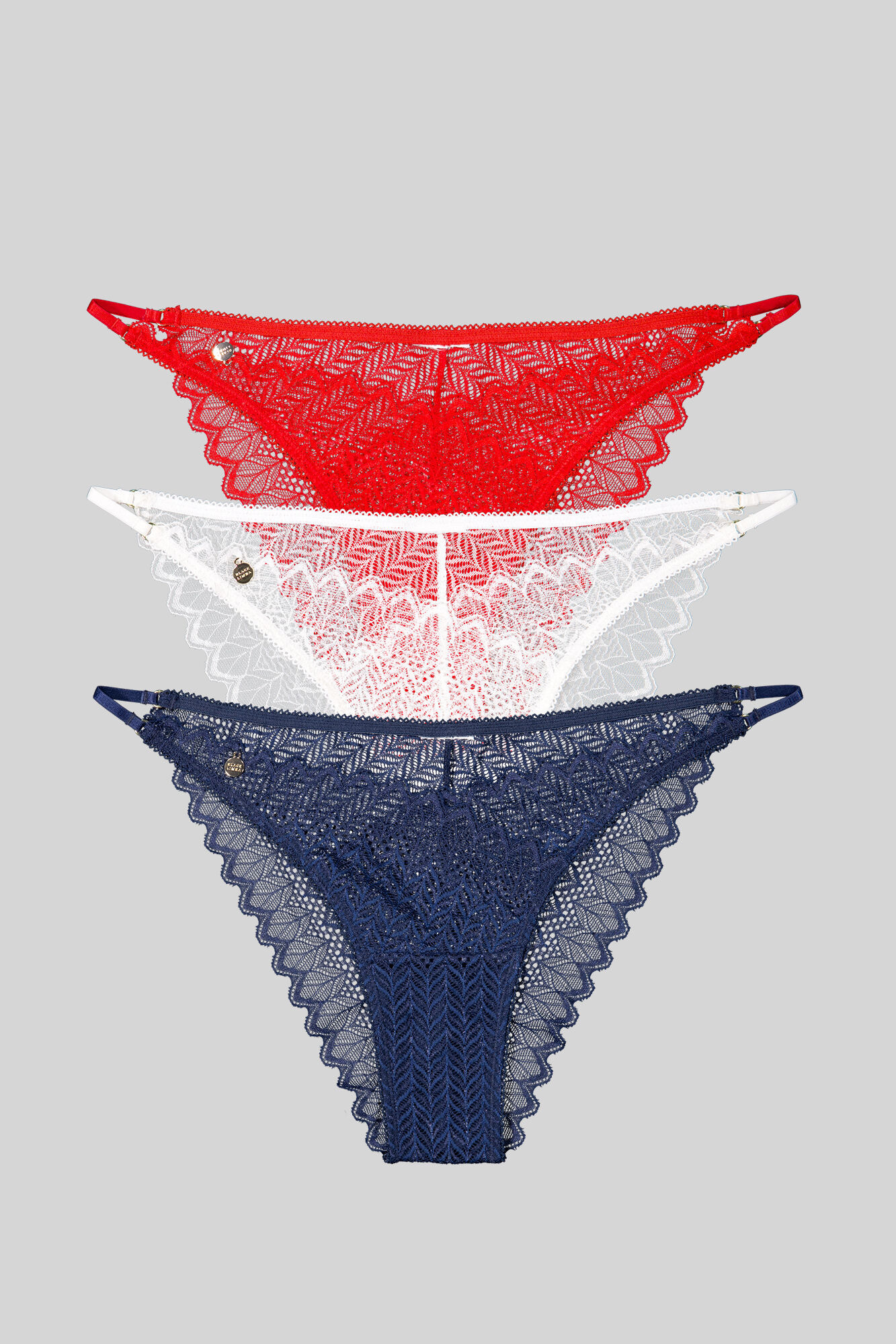 Black Limba Pack 3 bragas brasile&ntilde;as encaje