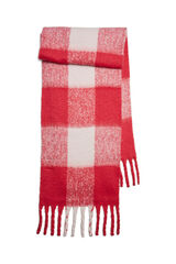 Pieces Bufanda de cuadros morado/lila