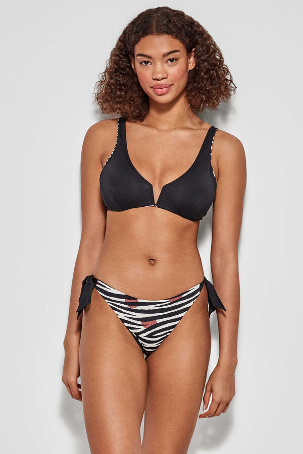 Gisela Top bikini reversible sin aro blanco