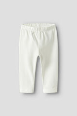 Name it Legging con algod&oacute;n org&aacute;nico liso blanco