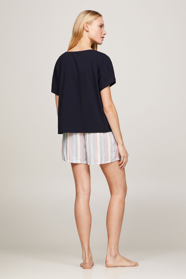 Tommy Hilfiger Conjunto de pijama curto azul