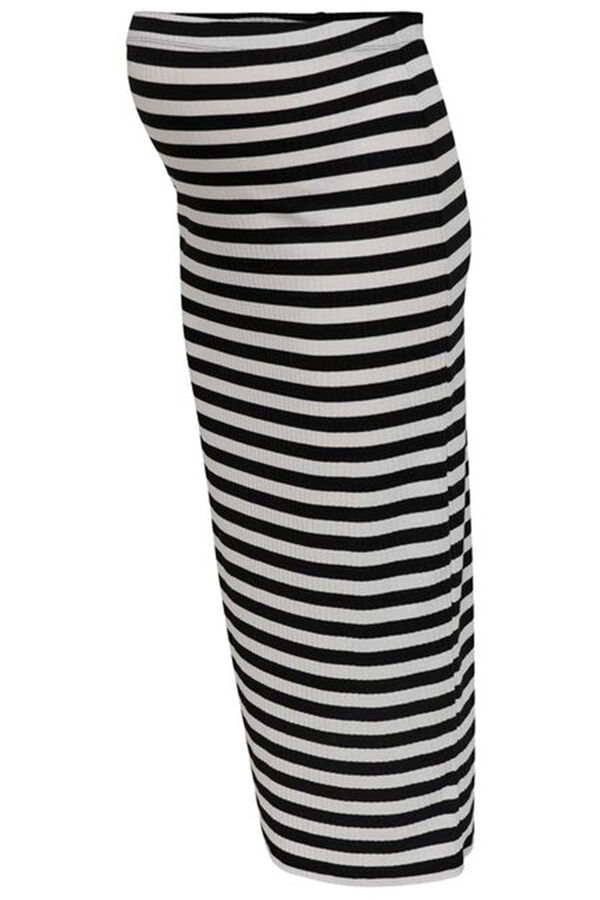 Only Maternity Saia midi maternity preto