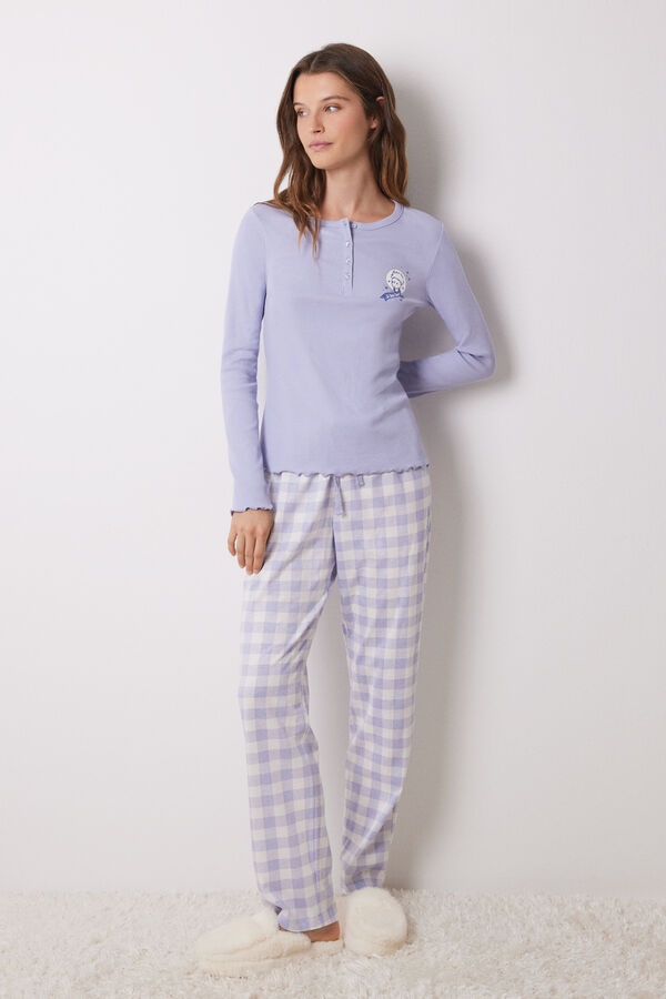 Women'secret Pijama largo algod&oacute;n &ldquo;El Principito&rdquo;   morado/lila