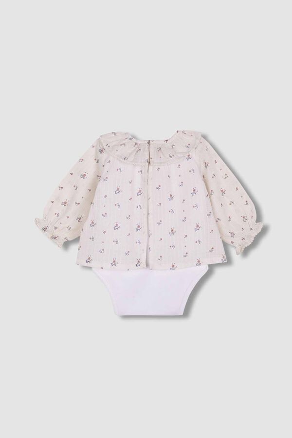 Gocco Camisa body impressa branca branco