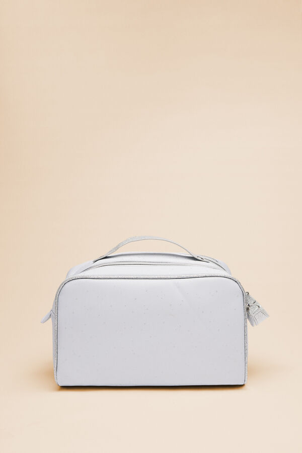 Women'secret Neceser grande plateado estrellas gris