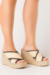 Vidorreta Sand&aacute;lia el&aacute;sticos juta bege