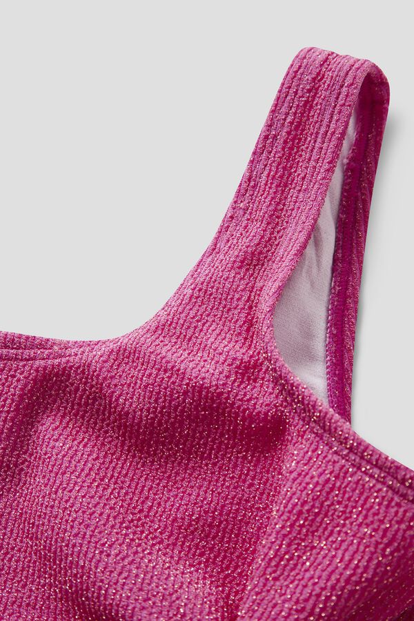 Name it Bikini nudo brillo de ni&ntilde;a fucsia