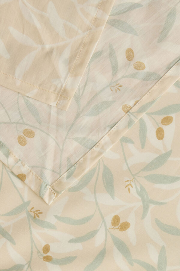 Textura Capa de edredom estampada revers&iacute;vel branco