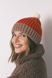 Women'secret Gorro tipo beanie rojo