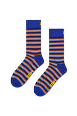 Happy Socks Calcet&iacute;n midi de rayas multicolor