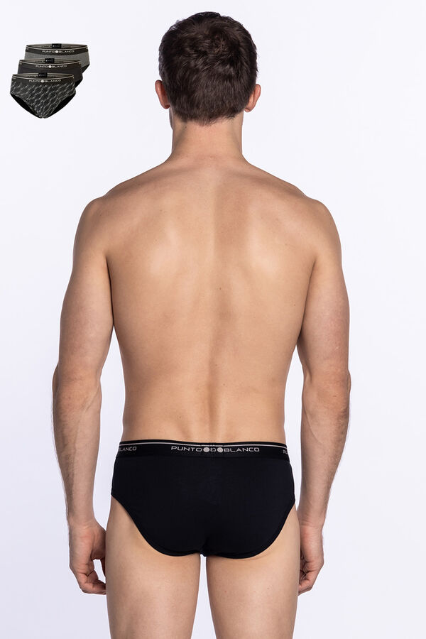 Punto Blanco Pack de 3 slips algod&oacute;n estampado