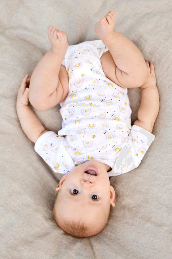 Name it Conjunto de 3 bodies beb&eacute; menina rosa