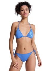 Roxy Conjunto biqu&iacute;ni triangular liso azul