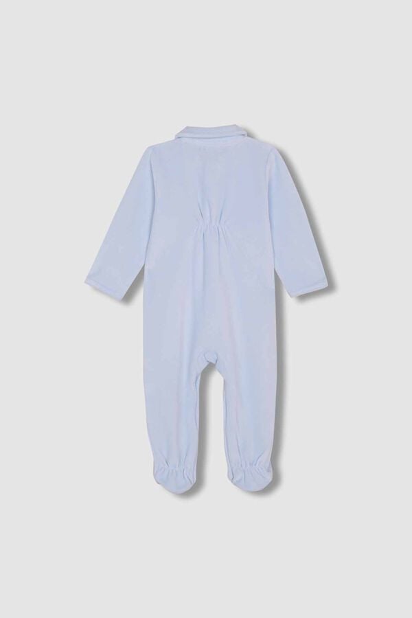 Gocco Pijama velour azul claro azul