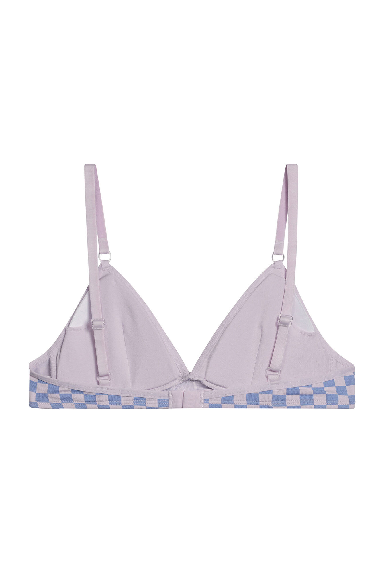 DIM Suti&atilde; triangular estampado para meninas sem aro e copas remov&iacute;veis