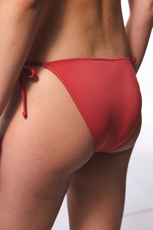Penti Braga de bikini cl&aacute;sica marr&oacute;n naranja