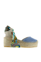 Vidorreta Sandália juta azul