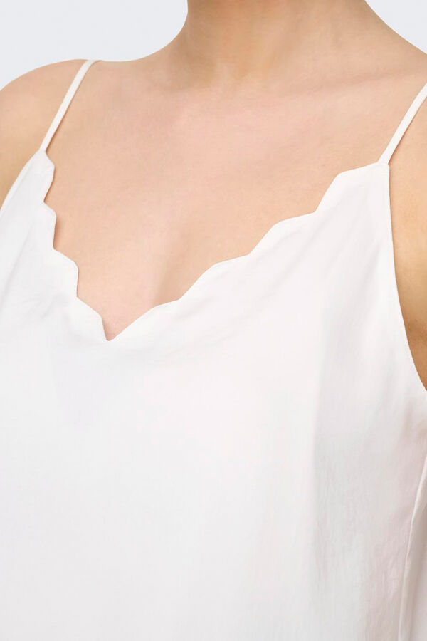 Only Maternity Top alças maternity branco