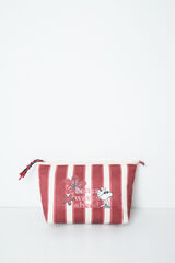 Women'secret Neceser mediano rayas Peanuts rojo