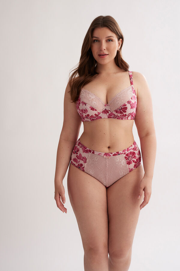 Promise Sujetador Forrado Capacidad burdeos