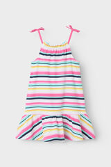 Name it Vestido estampado blanco