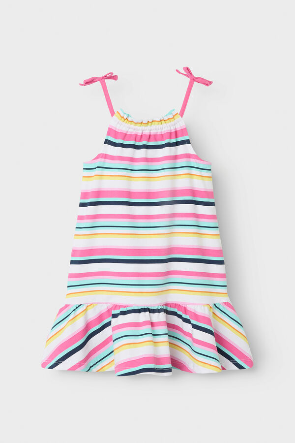 Name it Vestido estampado blanco