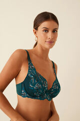 Promise Capacity bra with lace and underwire azul