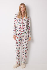 Women'secret Pijama camisa colorida para cachorro 100% algod&atilde;o estampado