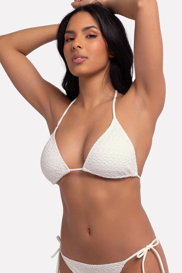 Dorina Pack 2 tops de bikini triangulares blanco