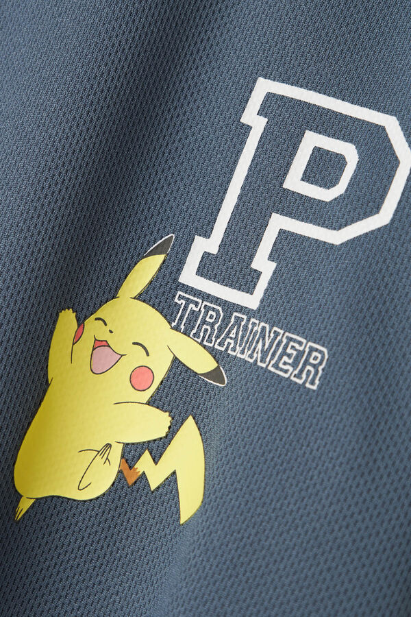 Name it Camiseta manga curta Pokemon cinzento
