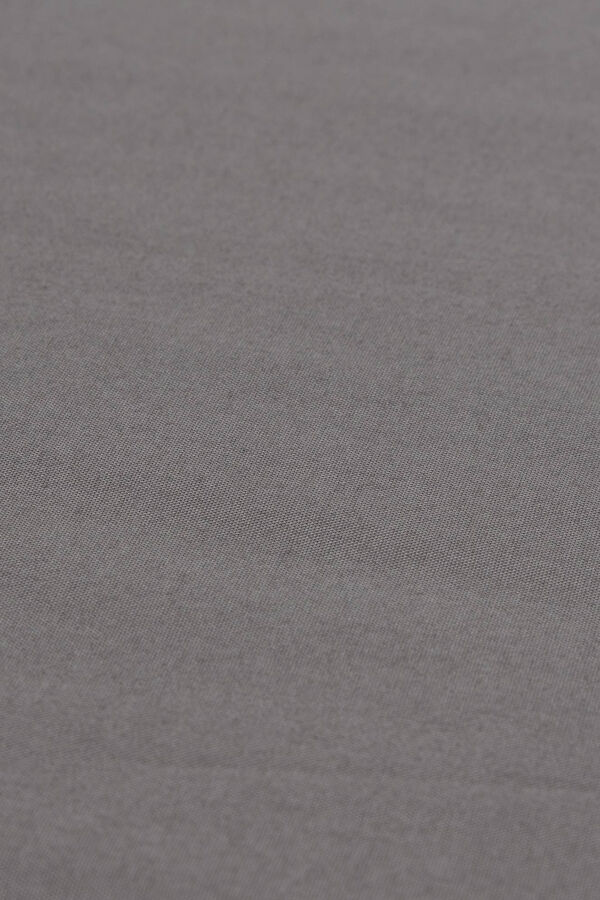 Textura Funda almohada algod&oacute;n org&aacute;nico. Cama 180-200cm. gris