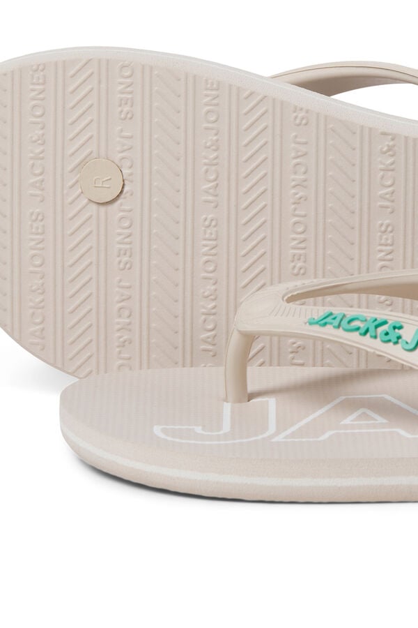 Jack & Jones Chinelo flip-flop logo cinzento