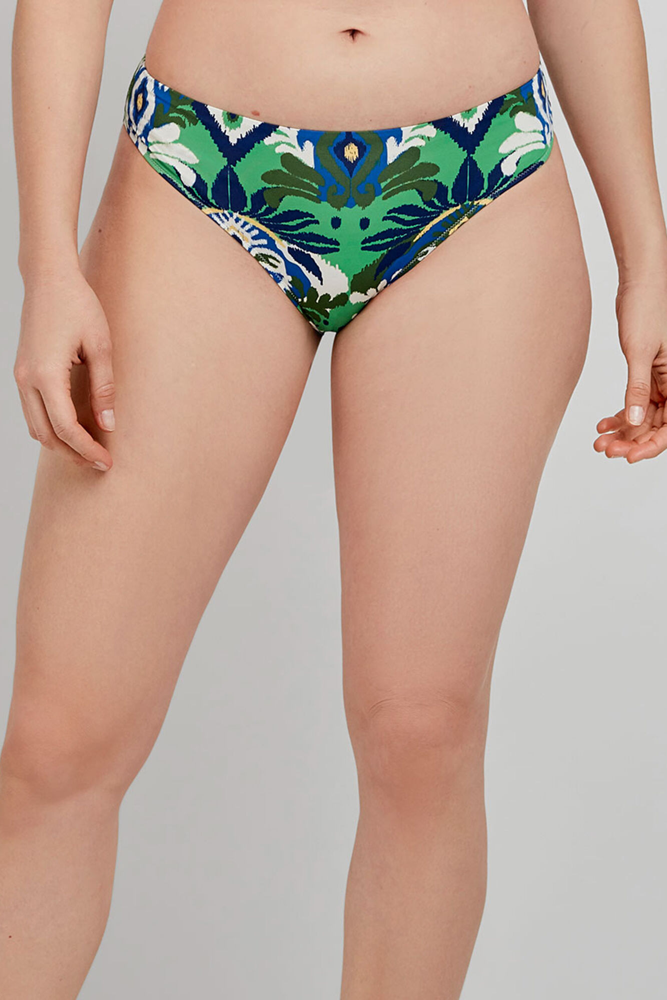 Gisela Cueca de biqu&iacute;ni com estampado tribal