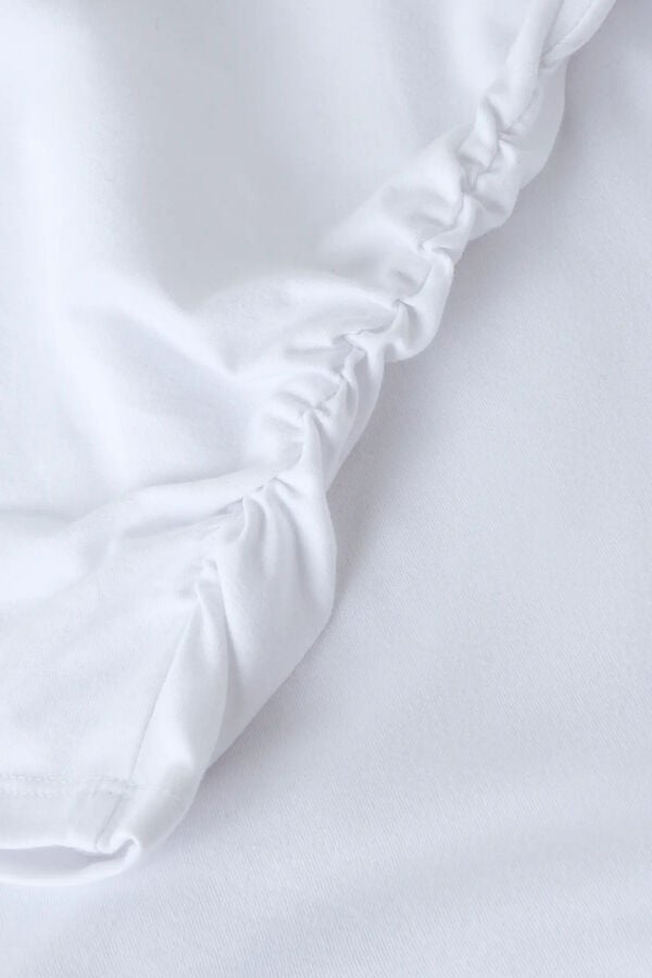 Lmtd T-shirt de manga curta com detalhe franzido lateral branco