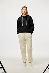 Pieces Sweatshirt com capuz preto