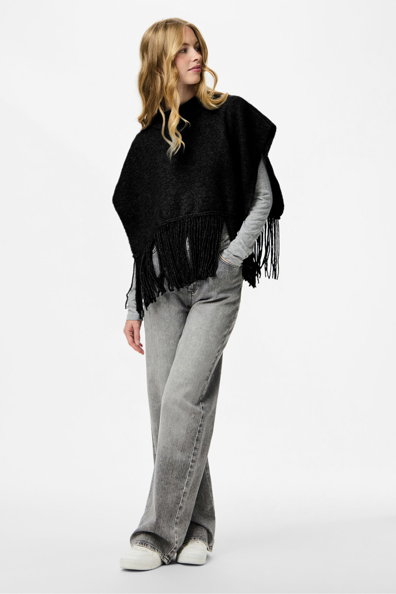 Pieces Poncho de flecos
