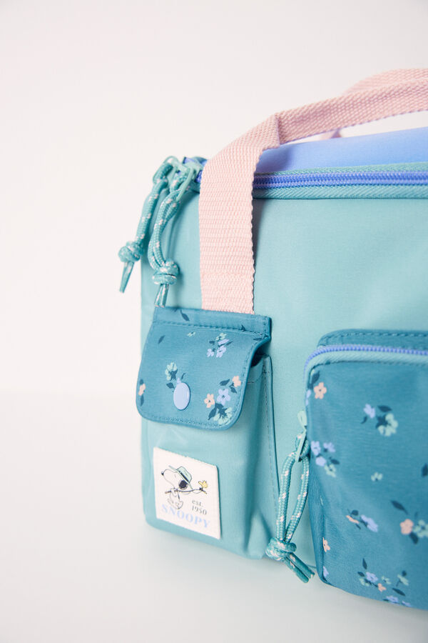 Women'secret Neceser grande color block Snoopy verde