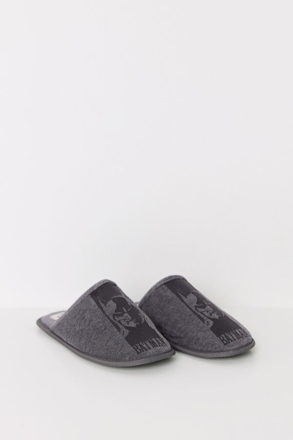 Women'secret Chinelos masculinos Batman cinzento