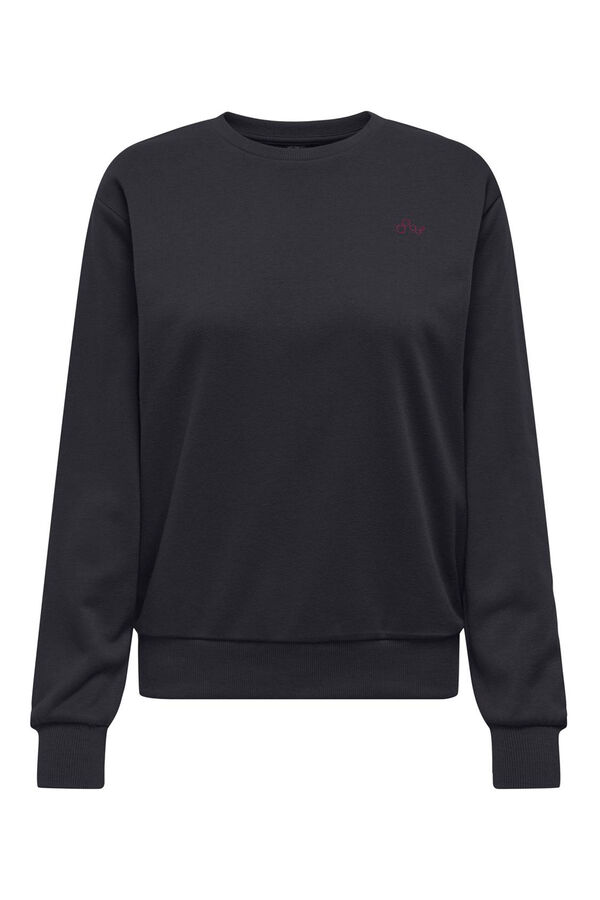 Only Play Sudadera de cuello redondo  gris