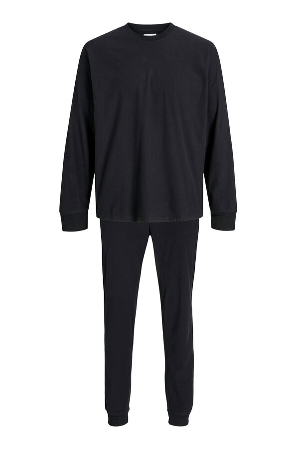 Jack & Jones Conjunto de fato de treino monocrom&aacute;tico preto